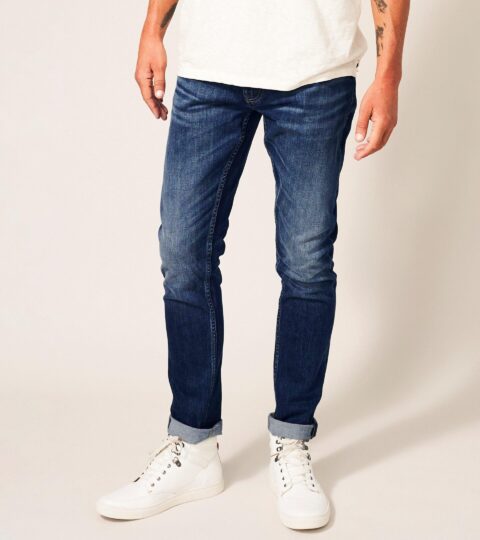 Harwood Slim Jean In MID DENIM