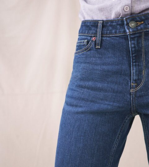 Brooke Straight Leg Jeans In MID DENIM