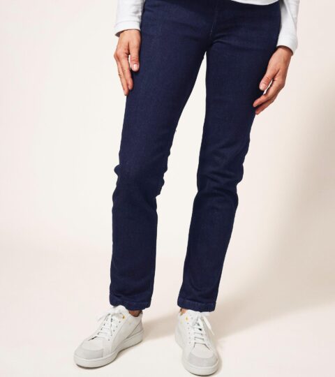 Brooke Straight Jeans In DK DENIM