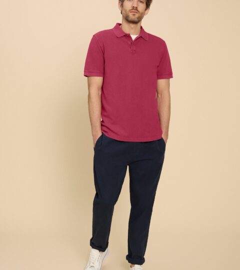 Utility Polo In DEEP PINK