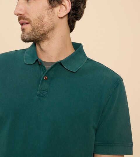 Utility Polo In DK TEAL