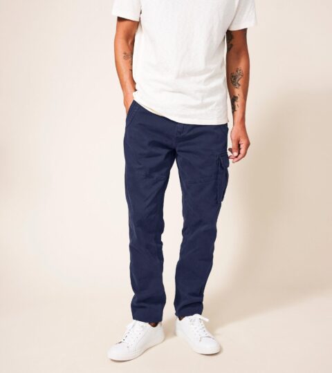 Kegworth Organic Cargo Trouser In DARK NAVY