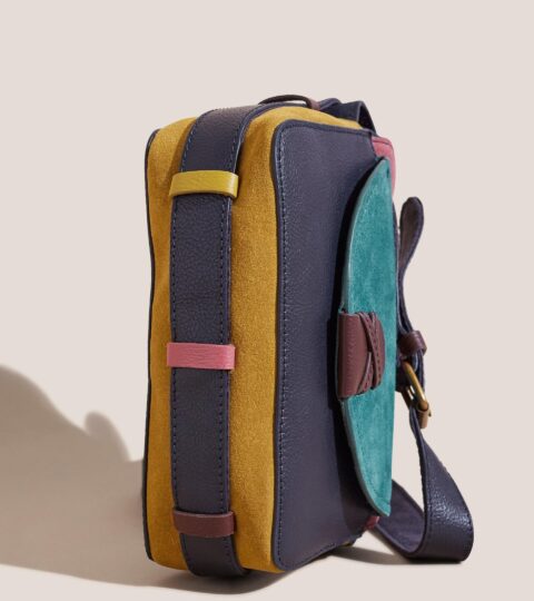 Lola Camera Bag In TEAL MULTI