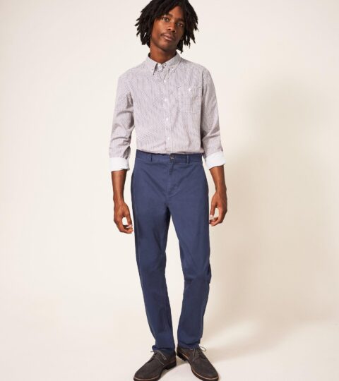 Elm Chino Trouser In DARK NAVY