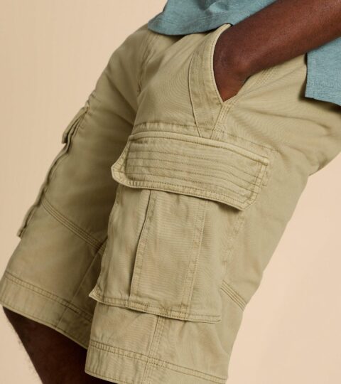 Halsall Organic Cargo Short In LIGHT NATURAL