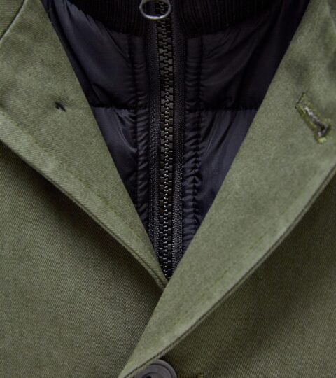 Commuter Mac Coat In DARK GREEN