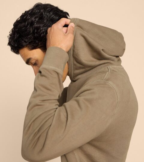 Overhead Hoodie In KHAKI GREEN