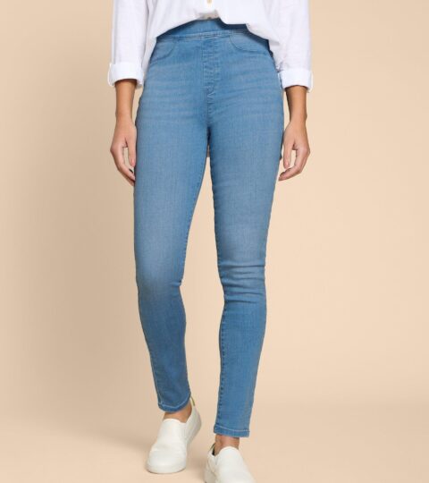 Janey Jegging In LIGHT DENIM