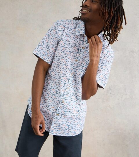 Shoal Printed Shirt In WHITE MULTI